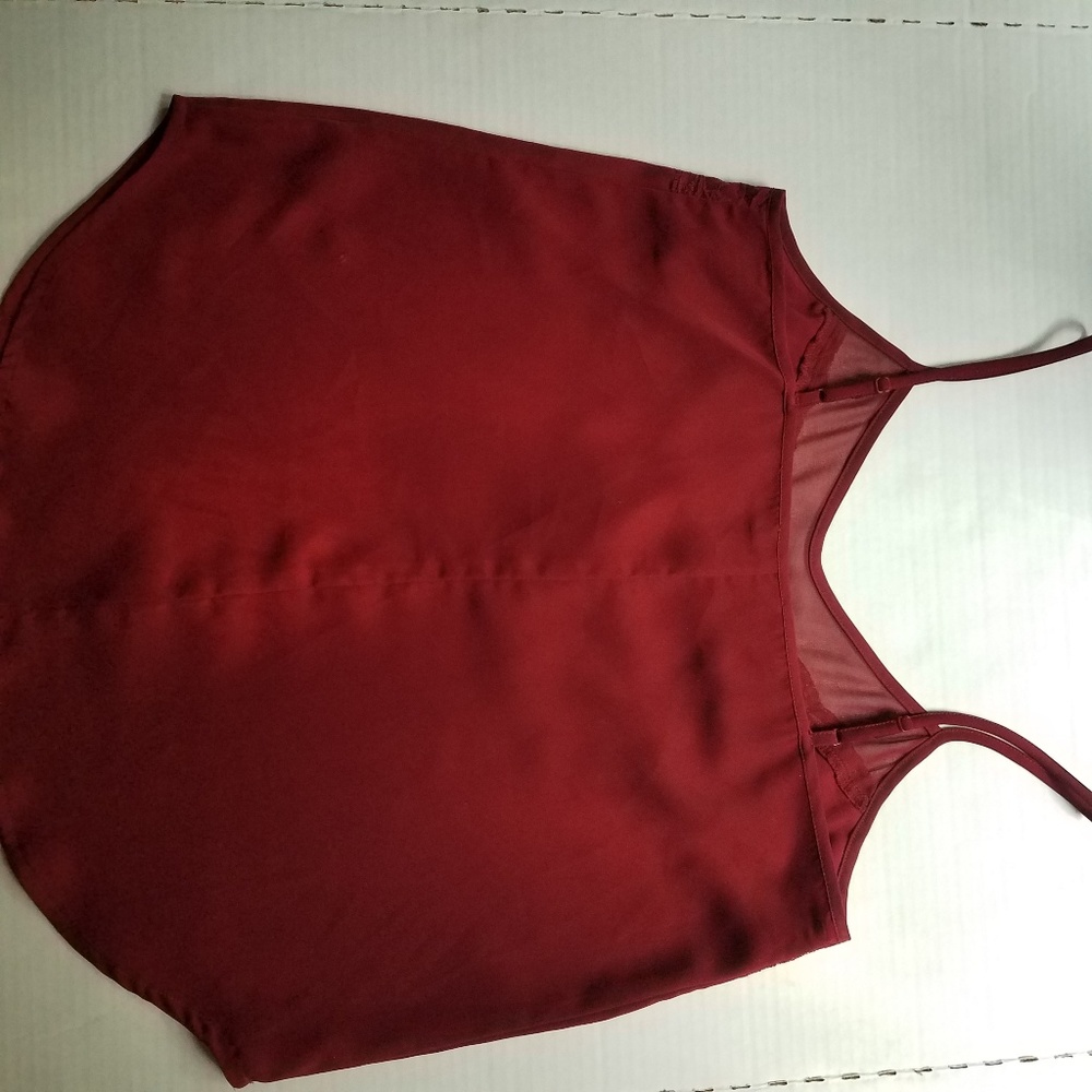 The Limited Red lace detail camisole blouse - Picture 3 of 5